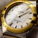 Premium Replica Uhr Omega Constellation 131.20.28.60.05.002 Perlmutt-Zifferblatt in Gold 28mm