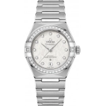 Premium Replica Uhr Omega Constellation 131.15.29.20.52.001 Edelstahl mit Diamantbesatz 29mm