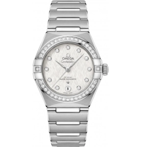 Premium Replica Uhr Omega Constellation 131.15.29.20.52.001 Edelstahl mit Diamantbesatz 29mm
