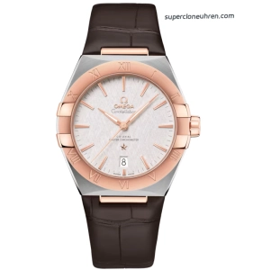 Super Clone Omega Constellation 131.23.39.20.02.001 Bicolor Roségold 39 mm