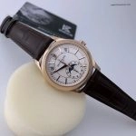 Premium Replica Uhr Patek Philippe Komplikationen 5205R-001 Roségold Mondphase 40mm
