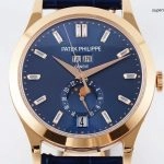 Premium Replica Uhr Patek Philippe Komplikationen 5396R-015 Roségold mit Diamantindizes 38,5 mm