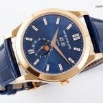 Premium Replica Uhr Patek Philippe Komplikationen 5396R-015 Roségold mit Diamantindizes 38,5 mm