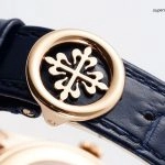 Premium Replica Uhr Patek Philippe Komplikationen 5396R-015 Roségold mit Diamantindizes 38,5 mm