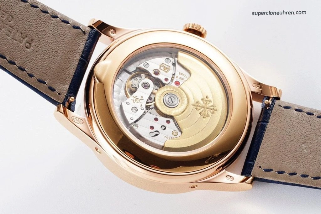 Premium Replica Uhr Patek Philippe Komplikationen 5396R-015 Roségold mit Diamantindizes 38,5 mm