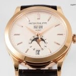 Premium Replica Uhr Patek Philippe Komplizierte Funktionen 5396R Roségold mit Mondphase 38,5mm