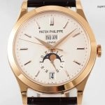 Premium Replica Uhr Patek Philippe Komplizierte Funktionen 5396R Roségold mit Mondphase 38,5mm