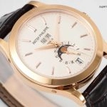 Premium Replica Uhr Patek Philippe Komplizierte Funktionen 5396R Roségold mit Mondphase 38,5mm