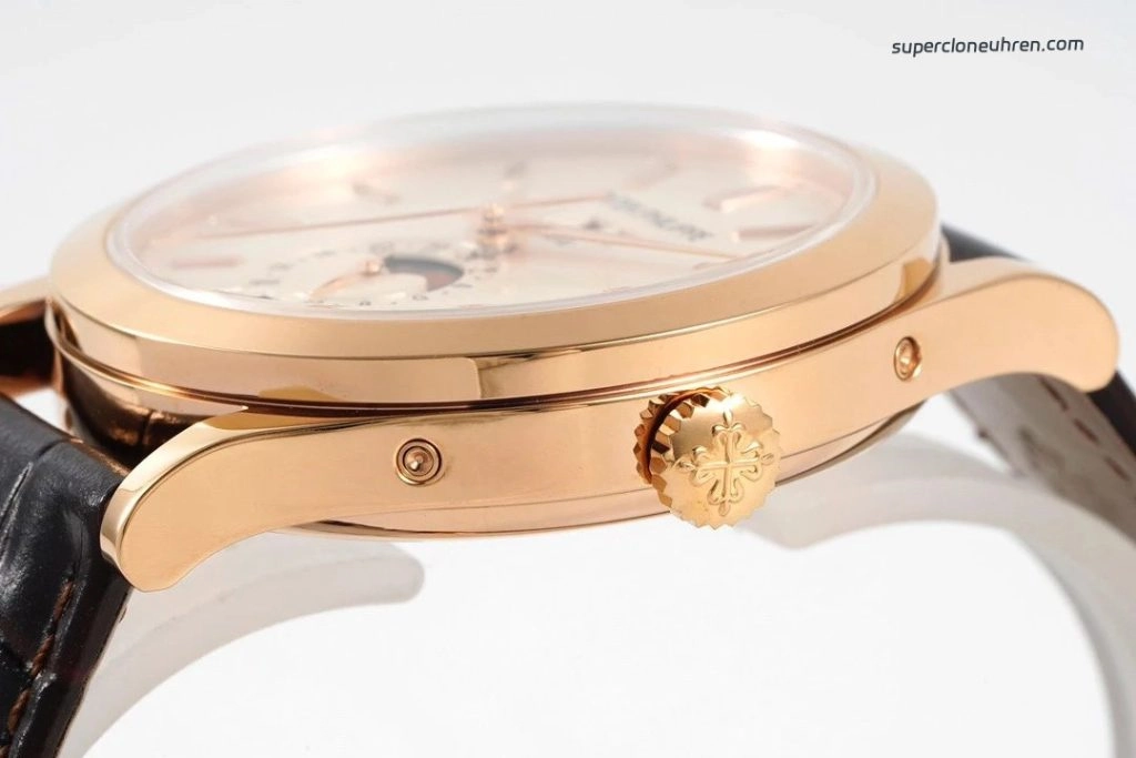 Premium Replica Uhr Patek Philippe Komplizierte Funktionen 5396R Roségold mit Mondphase 38,5mm