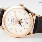 1:1 Super Clone Uhr Patek Philippe Komplikationen 5396R-012 Roségold mit Lederarmband 38,5mm