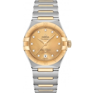Premium Replica Uhr Omega Constellation 131.20.29.20.58.001 Bicolor Stahl-Gold 29mm