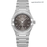 Premium Replica Uhr Omega Constellation 131.10.29.20.06.001 graues Zifferblatt Edelstahlband 29mm