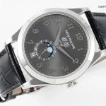 Premium Replica Uhr Patek Philippe Komplikationen 5396G-014 ultraflach mit Lederarmband 38,5mm