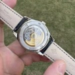 Premium Replica Uhr Patek Philippe Komplikationen 5147G-001 mit Diamantlünette 39mm