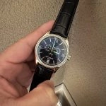 Premium Replica Uhr Patek Philippe Komplikationen 5147G-001 mit Diamantlünette 39mm