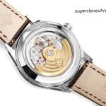 Premium Replica Uhr Patek Philippe Komplizierte Uhren 4948G-001 mit Perlmuttzifferblatt und Diamantbesatz 38mm