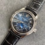 Premium Replica Uhr Patek Philippe Komplikationen 5205G-013 blaues Zifferblatt 40mm