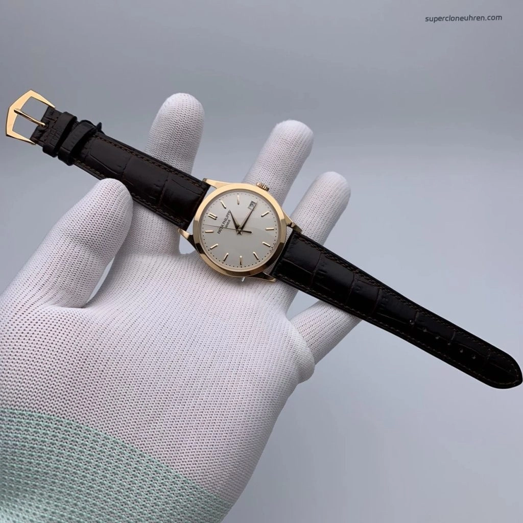 Premium Replica Uhr Patek Philippe Calatrava 5296R-010 in Roségold 38 mm