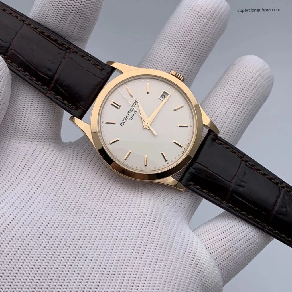 Premium Replica Uhr Patek Philippe Calatrava 5296R-010 in Roségold 38 mm
