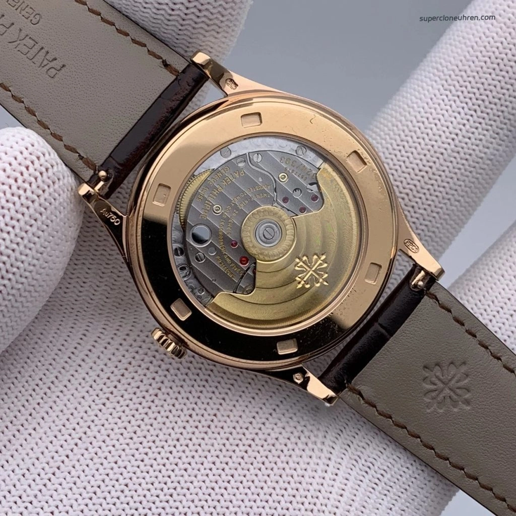 Premium Replica Uhr Patek Philippe Calatrava 5296R-010 in Roségold 38 mm