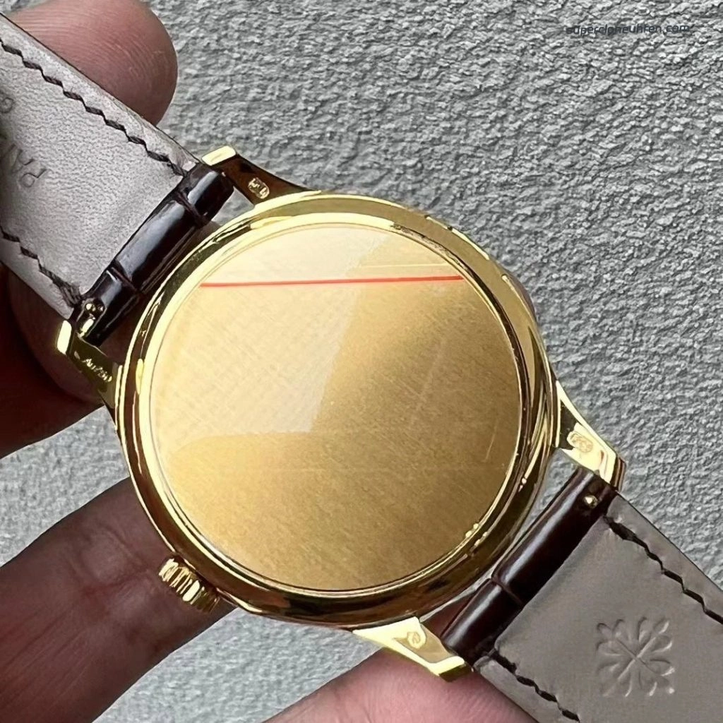 Super Clone Patek Philippe Calatrava 5227J-001 Gelbgold mit Klappdeckel 39mm