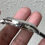 Premium Replica Uhr Patek Philippe Calatrava 5227G-001 mit Klappboden und Lederarmband 39 mm
