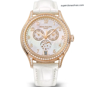 Premium Replica Uhr Patek Philippe Komplizierte Uhren 4948R-001 Roségold mit Diamantbesatz 38mm