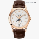 1:1 Super Clone Uhr Patek Philippe Komplikationen 5396R-012 Roségold mit Lederarmband 38,5mm