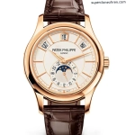 Premium Replica Uhr Patek Philippe Komplikationen 5205R-001 Roségold Mondphase 40mm