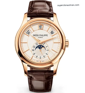 Premium Replica Uhr Patek Philippe Komplikationen 5205R-001 Roségold Mondphase 40mm