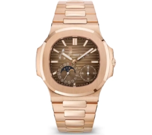 Premium Replica Uhr Patek Philippe Nautilus 5712/1R-001 Roségold mit braunem Zifferblatt 40mm