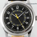 Super Clone Patek Philippe Calatrava 6007G-001 mit schwarzem Zifferblatt 40mm