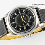 Super Clone Patek Philippe Calatrava 6007G-001 mit schwarzem Zifferblatt 40mm