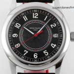 Premium Replica Uhr Patek Philippe Calatrava 6007G-010 schwarzes Zifferblatt 40mm