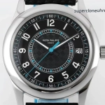 Premium Replica Uhr Patek Philippe Calatrava 6007G-011 schwarzes Zifferblatt 40mm