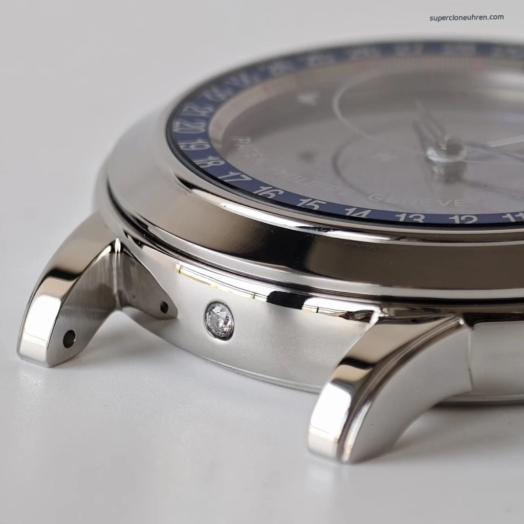 1:1 Super Clone Uhr Patek Philippe Komplizierte Uhren 6102P-001 Sternenhimmel Blau 44mm