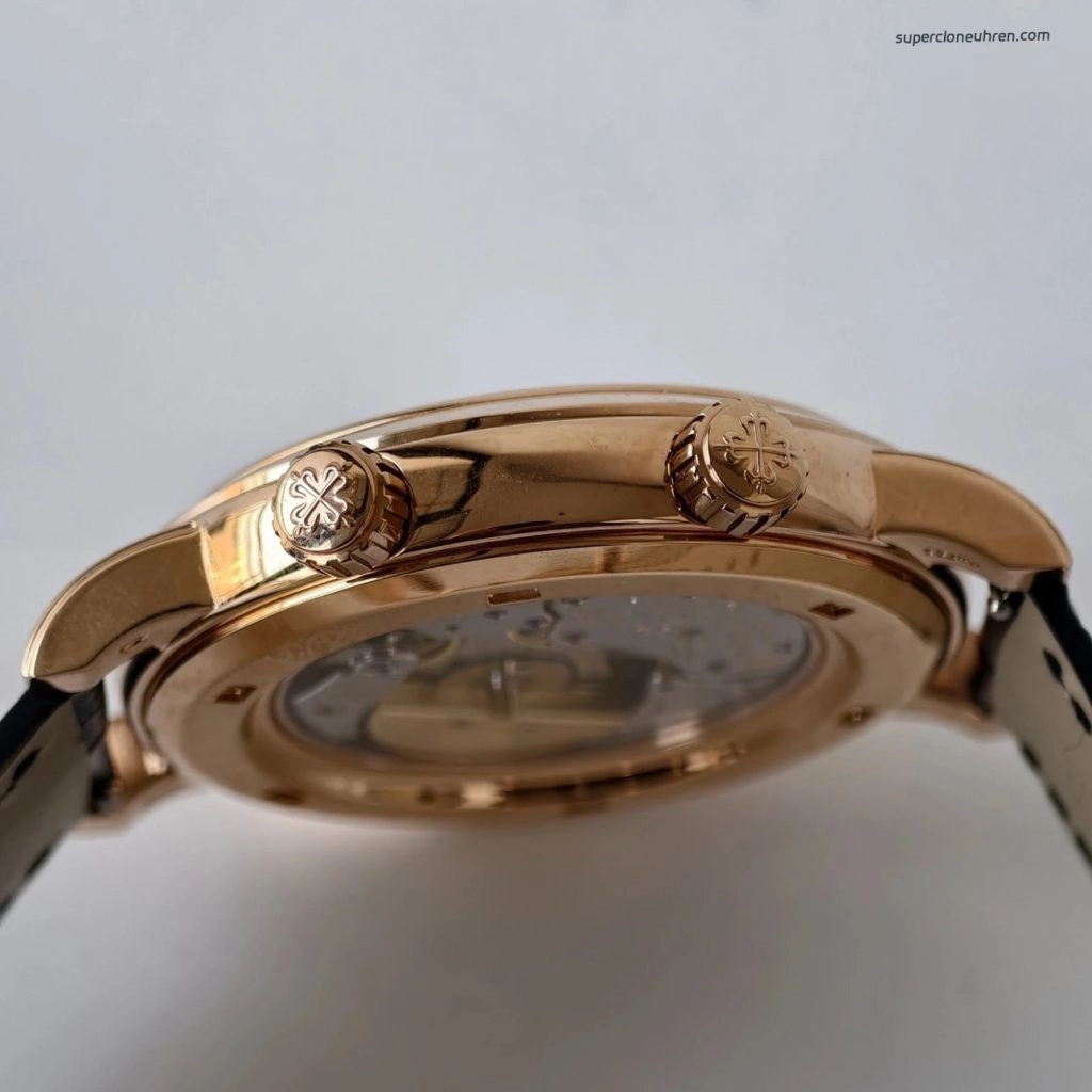 1:1 Super Clone Uhr Patek Philippe Komplizierte Uhren 6102P-001 Sternenhimmel Blau 44mm
