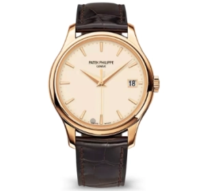 Premium Replica Uhr Patek Philippe Calatrava 5227R-001 mit Klappdeckel aus Roségold 39 mm