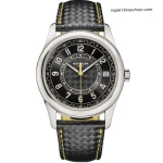 Super Clone Patek Philippe Calatrava 6007G-001 mit schwarzem Zifferblatt 40mm