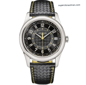 Super Clone Patek Philippe Calatrava 6007G-001 mit schwarzem Zifferblatt 40mm