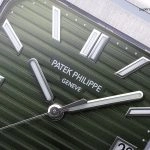 Premium Replica Uhr Patek Philippe Cubitus 5821/1A-001 mit grünem Zifferblatt und Stahlband 45mm
