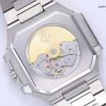 Premium Replica Uhr Patek Philippe Cubitus 5821/1A-001 mit grünem Zifferblatt und Stahlband 45mm