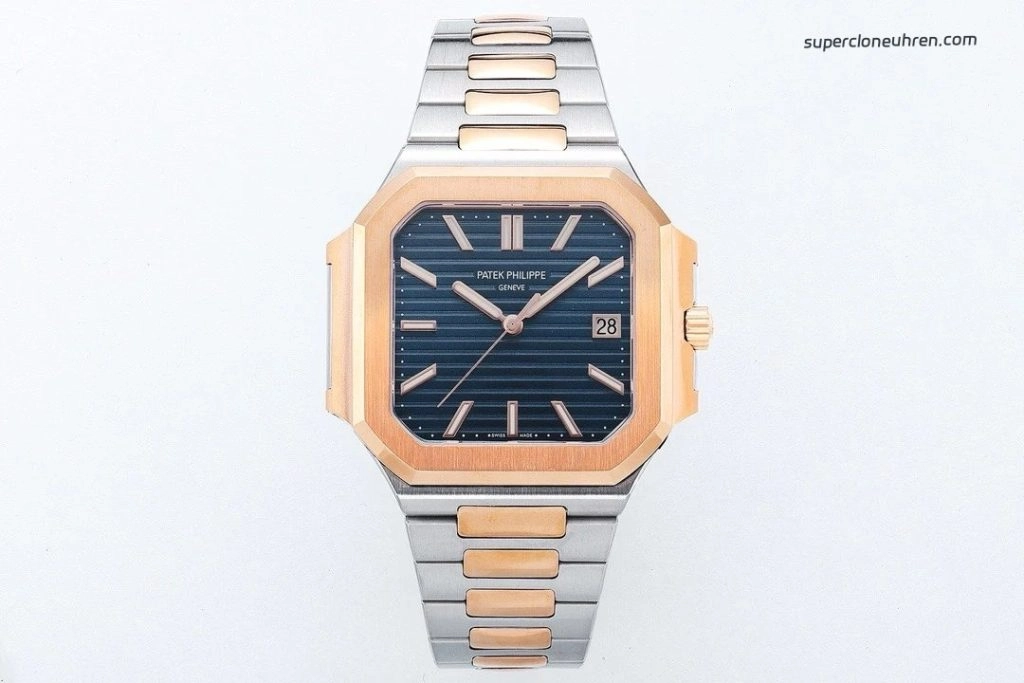Super Clone Patek Philippe Cubitus 5821/1AR-001 Bicolor Edelstahl-Roségold 45mm