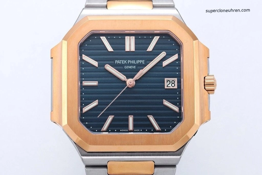 Super Clone Patek Philippe Cubitus 5821/1AR-001 Bicolor Edelstahl-Roségold 45mm