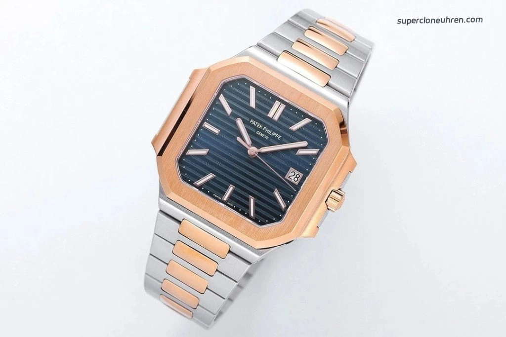 Super Clone Patek Philippe Cubitus 5821/1AR-001 Bicolor Edelstahl-Roségold 45mm