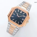 Super Clone Patek Philippe Cubitus 5821/1AR-001 Bicolor Edelstahl-Roségold 45mm