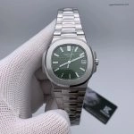 Premium Replica Uhr Patek Philippe Nautilus 5711/1A-014 mit grünem Zifferblatt aus Edelstahl 40mm