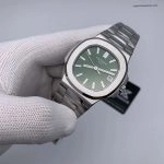 Premium Replica Uhr Patek Philippe Nautilus 5711/1A-014 mit grünem Zifferblatt aus Edelstahl 40mm