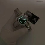 Premium Replica Uhr Patek Philippe Nautilus 5711/1A-014 mit grünem Zifferblatt aus Edelstahl 40mm