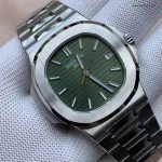 Premium Replica Uhr Patek Philippe Nautilus 5711/1A-014 mit grünem Zifferblatt aus Edelstahl 40mm